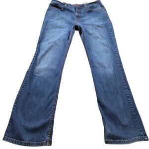 Cinch Jeans Womens 32/13 Blue Jenna Slim Cowgirl Workwear Western Denim